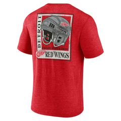 Detroit Red Wings Earnest Will Tri-Blend T-Shirt Red