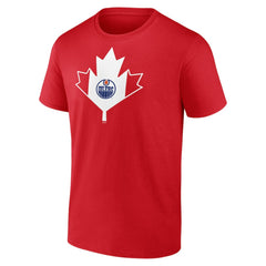 Edmonton Oilers Canada Day T-Shirt Red