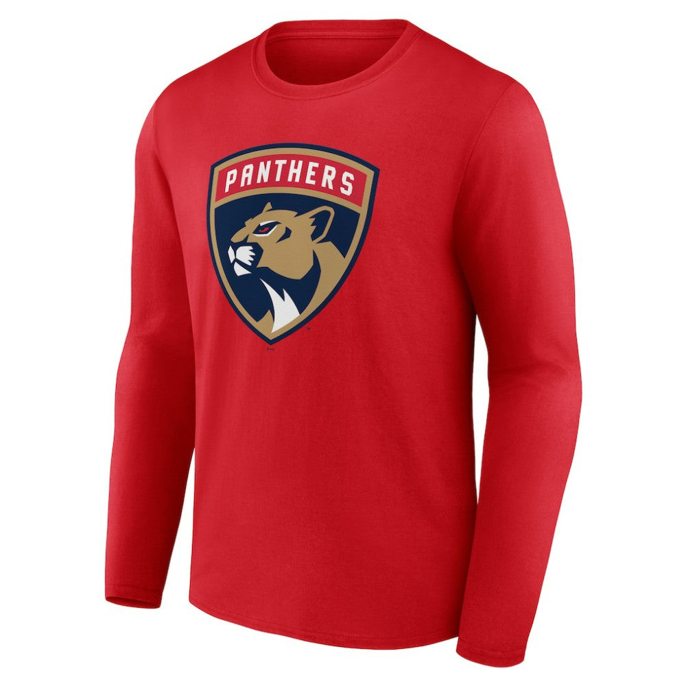 Florida Panthers Primary Logo Long Sleeve T-Shirt Red