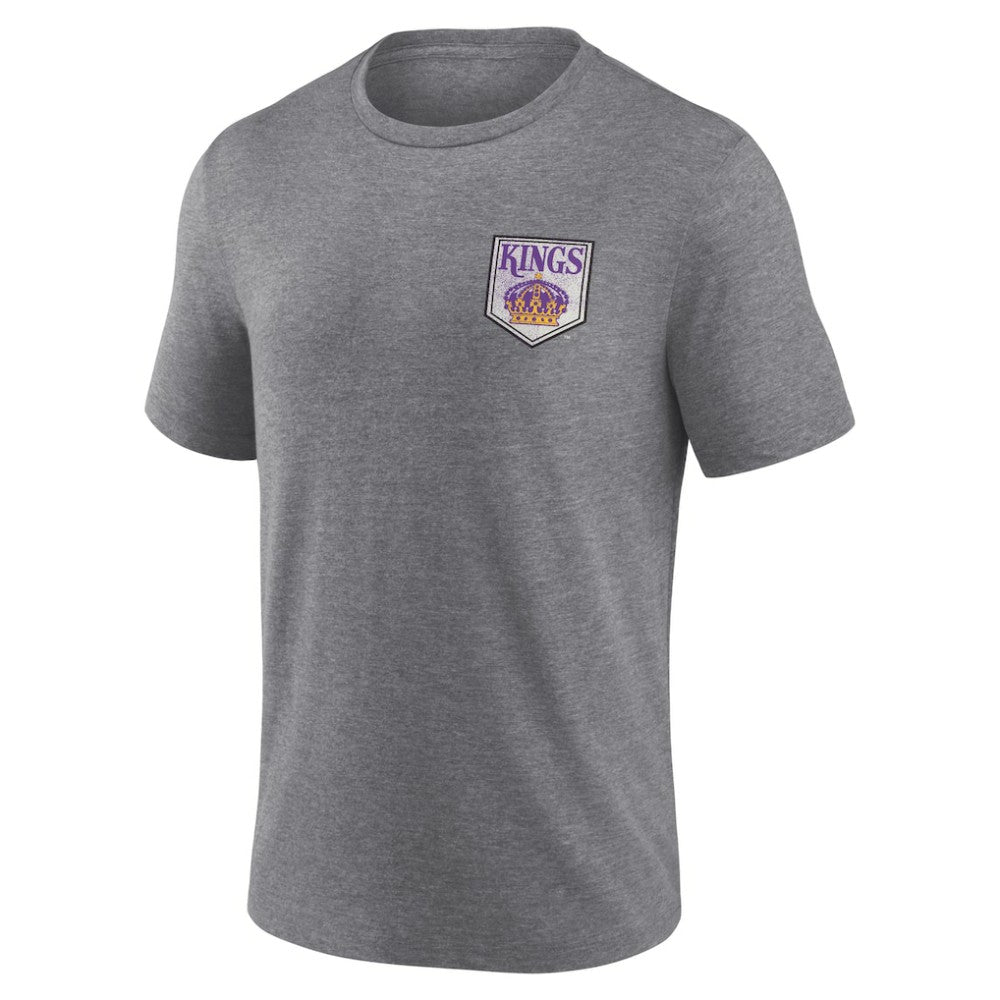 Los Angeles Kings Earnest Will Tri-Blend T-Shirt Heather Gray