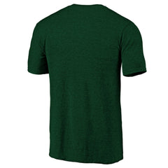 Minnesota Wild Distressed Logo Tri-Blend T-Shirt Green