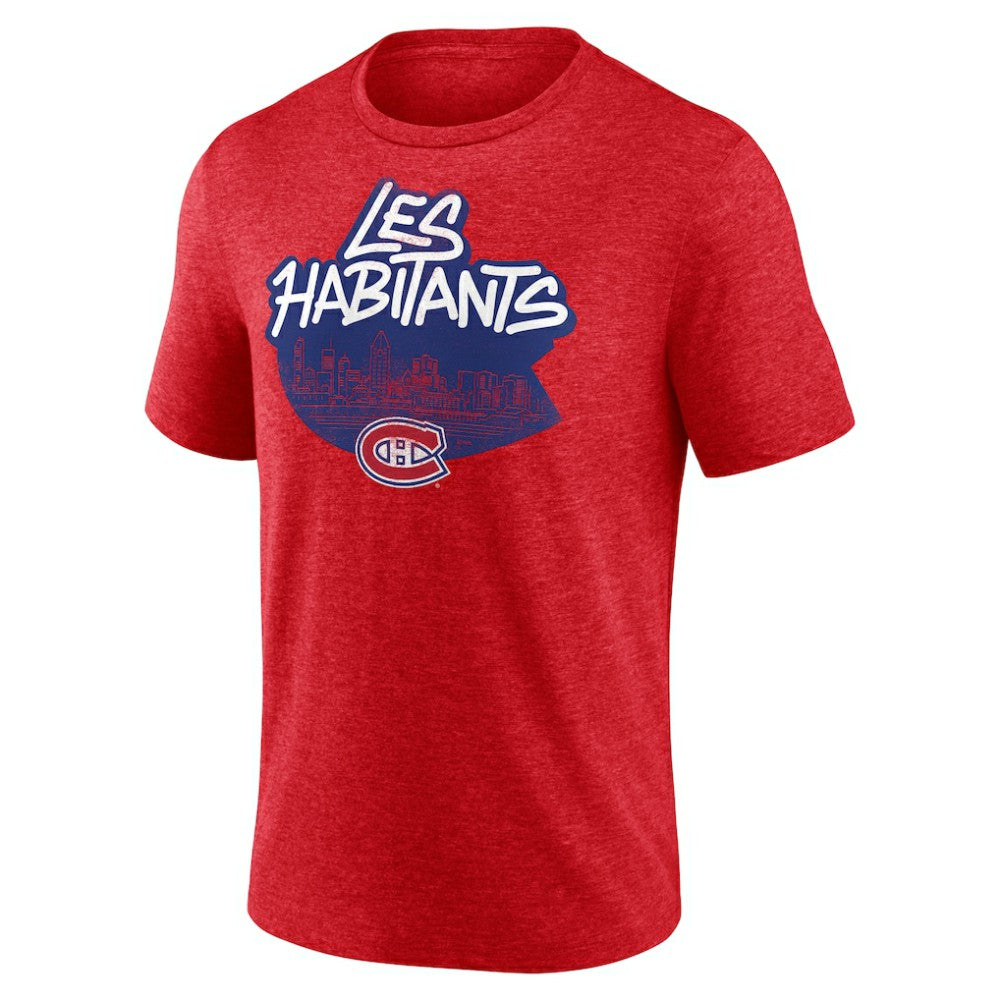 Montreal Canadiens Proclamation Tri-Blend T-Shirt Red