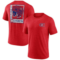 Montreal Canadiens Earnest Will Tri-Blend T-Shirt Red