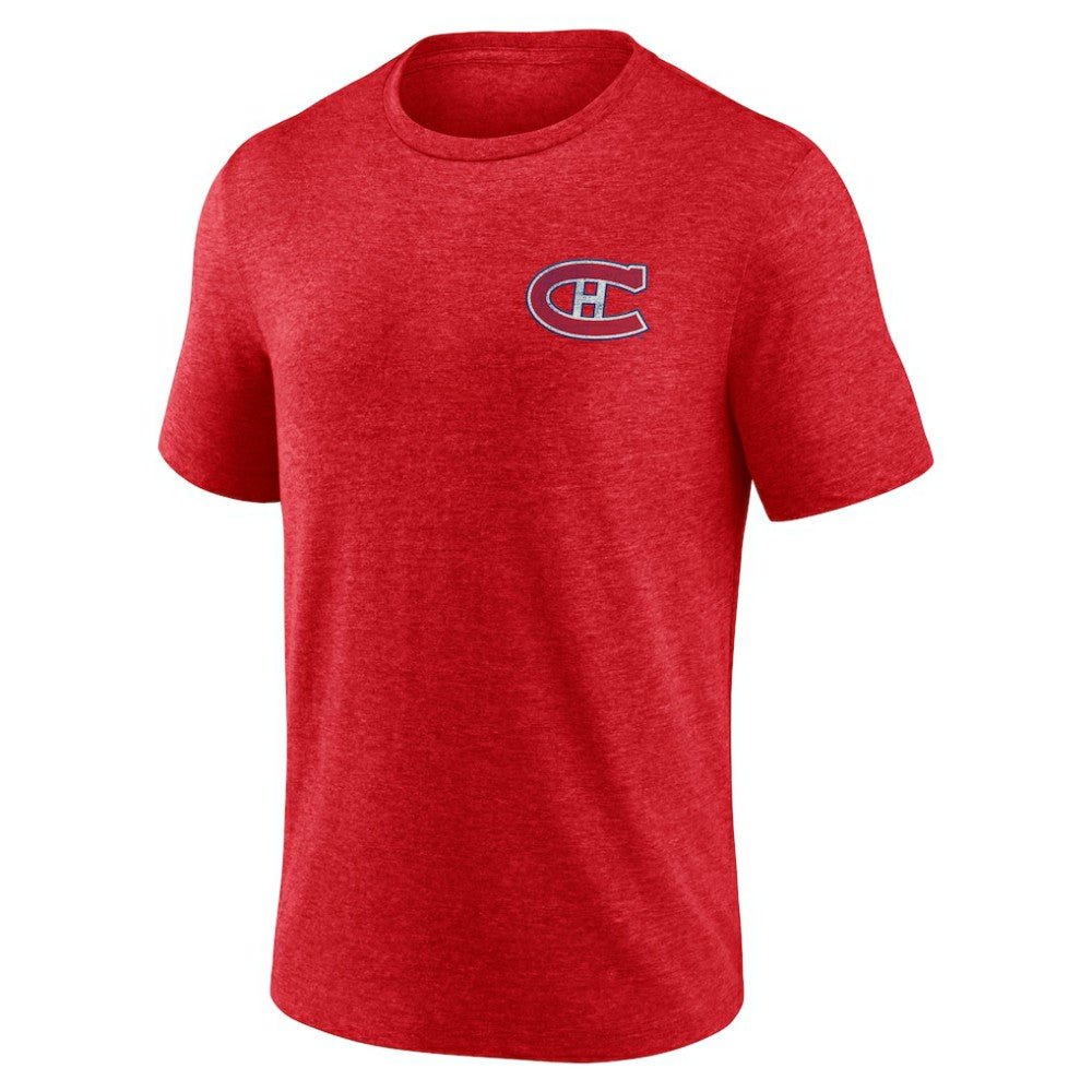 Montreal Canadiens Earnest Will Tri-Blend T-Shirt Red
