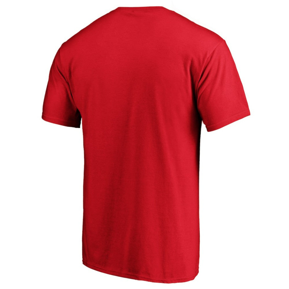 New Jersey Devils Splatter Logo T-Shirt Red
