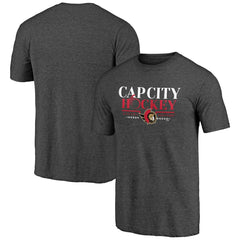 Ottawa Senators Shoot to Score Tri-Blend T-Shirt Charcoal