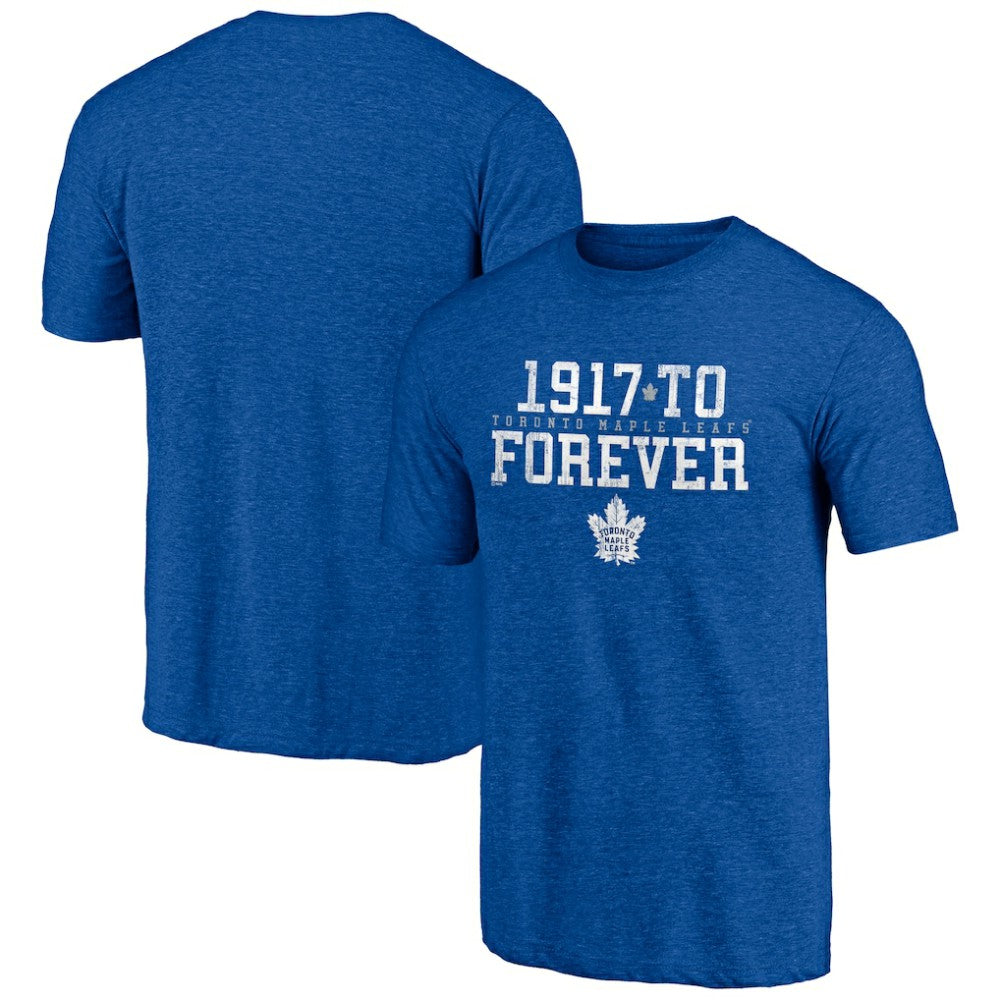 Toronto Maple Leafs Shoot to Score Tri-Blend T-Shirt Blue