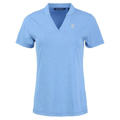 Detroit Tigers Cutter & Buck Forge Heathered Stretch Blade Top Heather Powder Blue