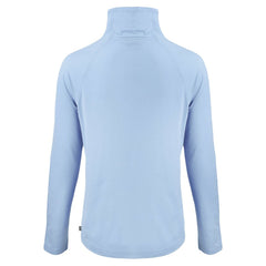 Philadelphia Phillies Cutter & Buck Women's Coastline Epic Comfort Eco Recycled Funnel Neck Pullover Top Powder Blue