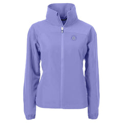 Seattle Mariners Cutter & Buck Women's Charter Eco Recycled Full-Zip Jacket Lavender