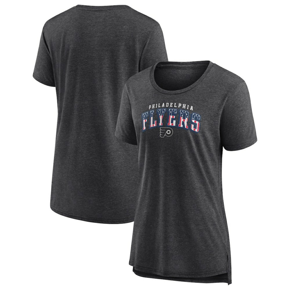 Philadelphia Flyers Women's Proud Tri-Blend T-Shirt Gray