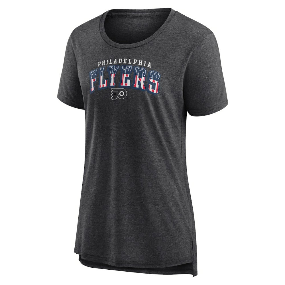 Philadelphia Flyers Women's Proud Tri-Blend T-Shirt Gray