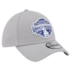 Los Angeles Dodgers 2024 World Series Champions 39THIRTY Flex Hat Gray | New Era