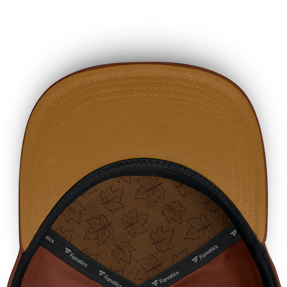Boston Bruins Fanatics Fall Leaves Timber Adjustable Hat Brown