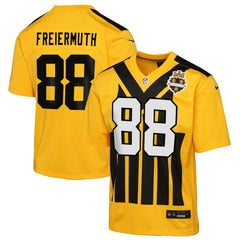 Pat Freiermuth Pittsburgh Steelers Youth Alternate 1933 Throwback Game Jersey - Gold