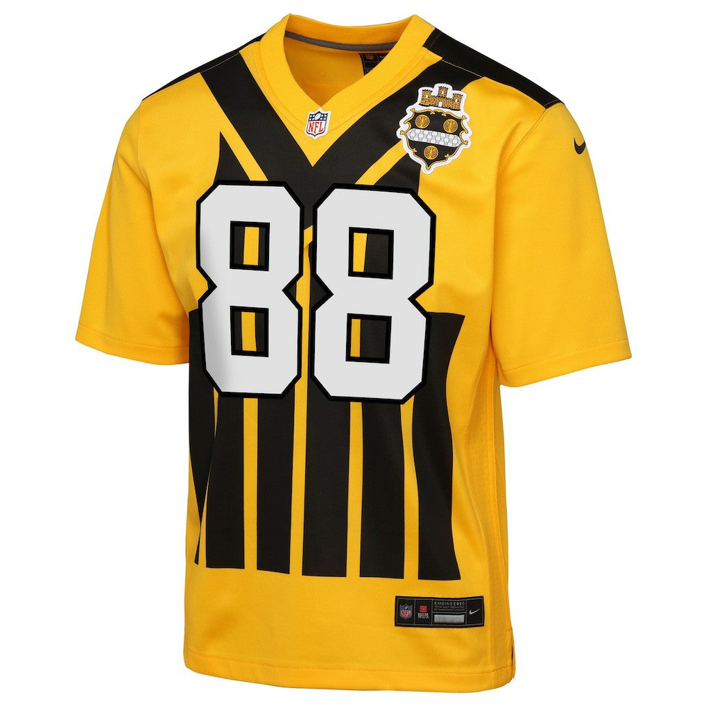 Pat Freiermuth Pittsburgh Steelers Youth Alternate 1933 Throwback Game Jersey - Gold