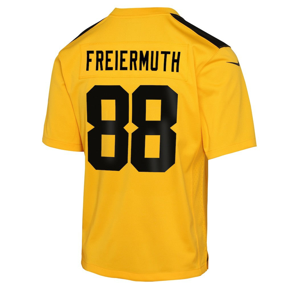 Pat Freiermuth Pittsburgh Steelers Youth Alternate 1933 Throwback Game Jersey - Gold