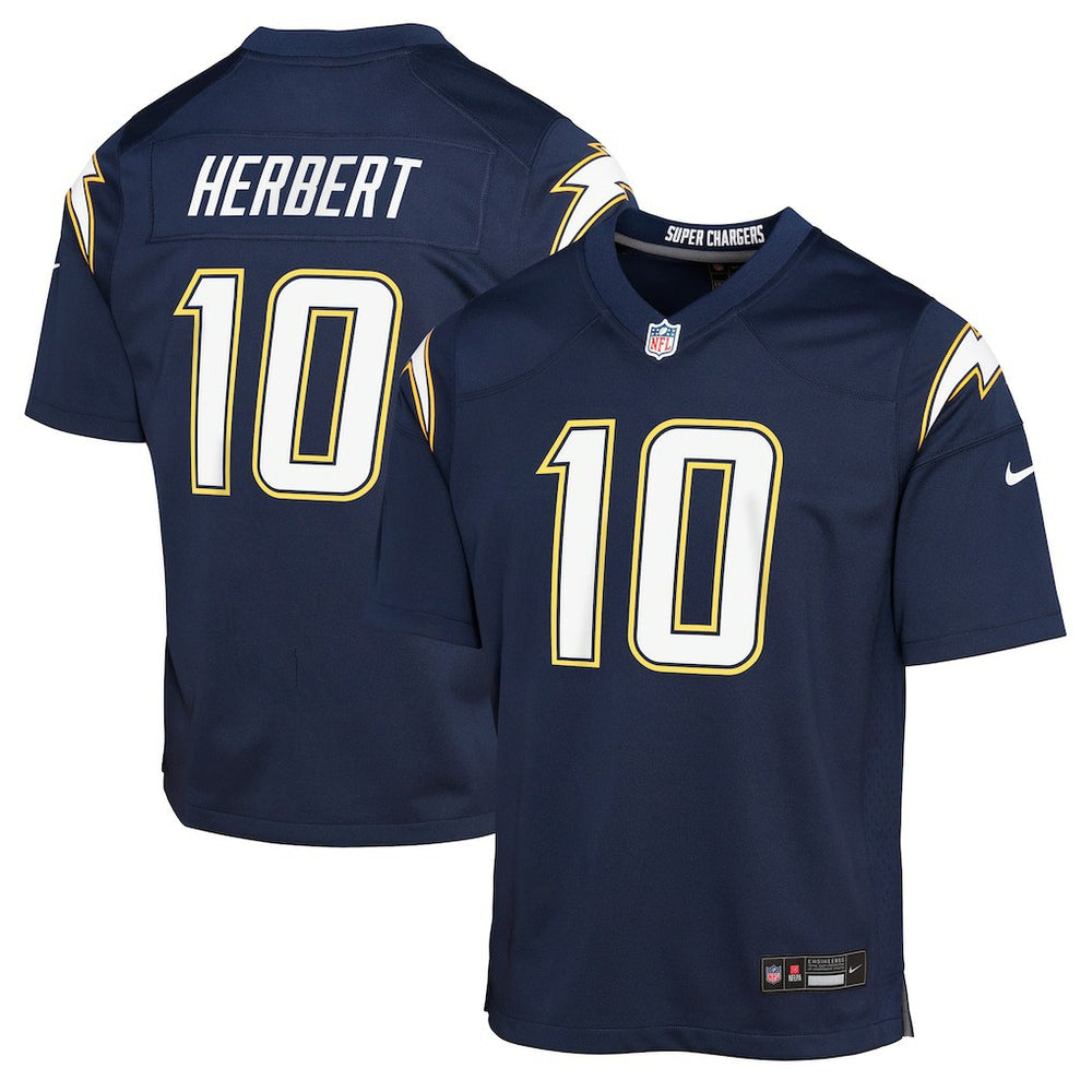 Justin Herbert Los Angeles Chargers Youth Alternate Super Chargers Game Player Jersey - Navy
