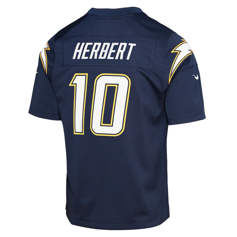 Justin Herbert Los Angeles Chargers Youth Alternate Super Chargers Game Player Jersey - Navy
