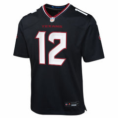 Nico Collins Houston Texans Youth Team Game Jersey - Navy