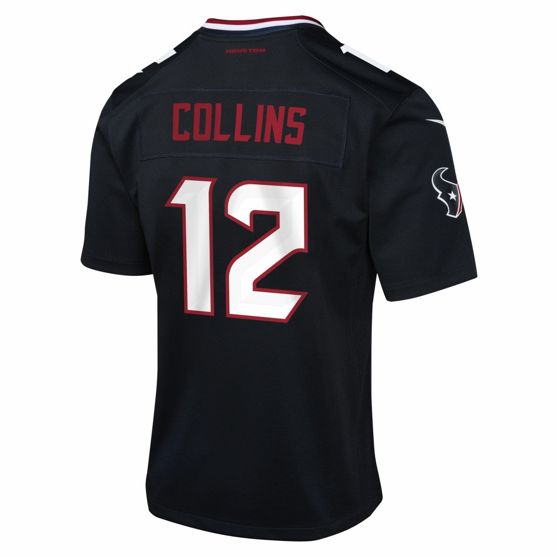 Nico Collins Houston Texans Youth Team Game Jersey - Navy