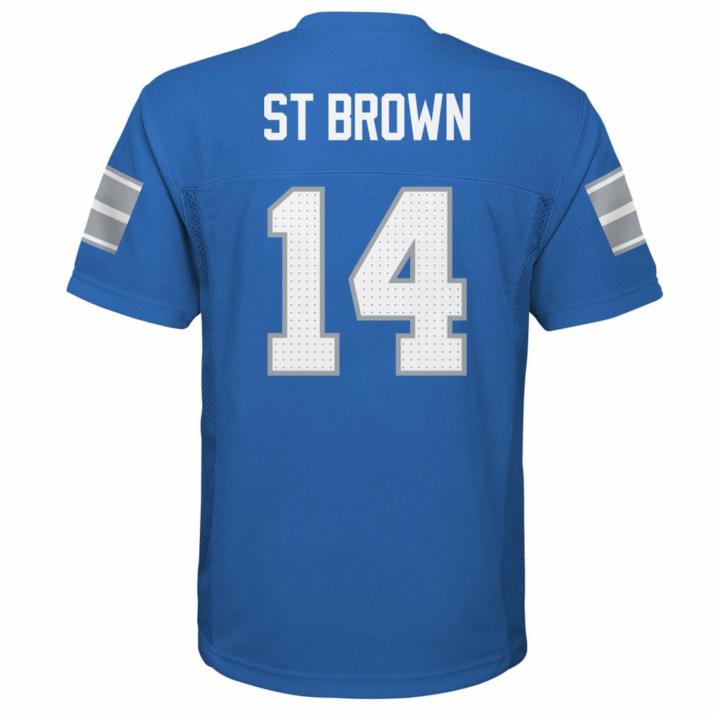 Amon-Ra St. Brown Detroit Lions Outerstuff Preschool Replica Player Jersey - Blue sale