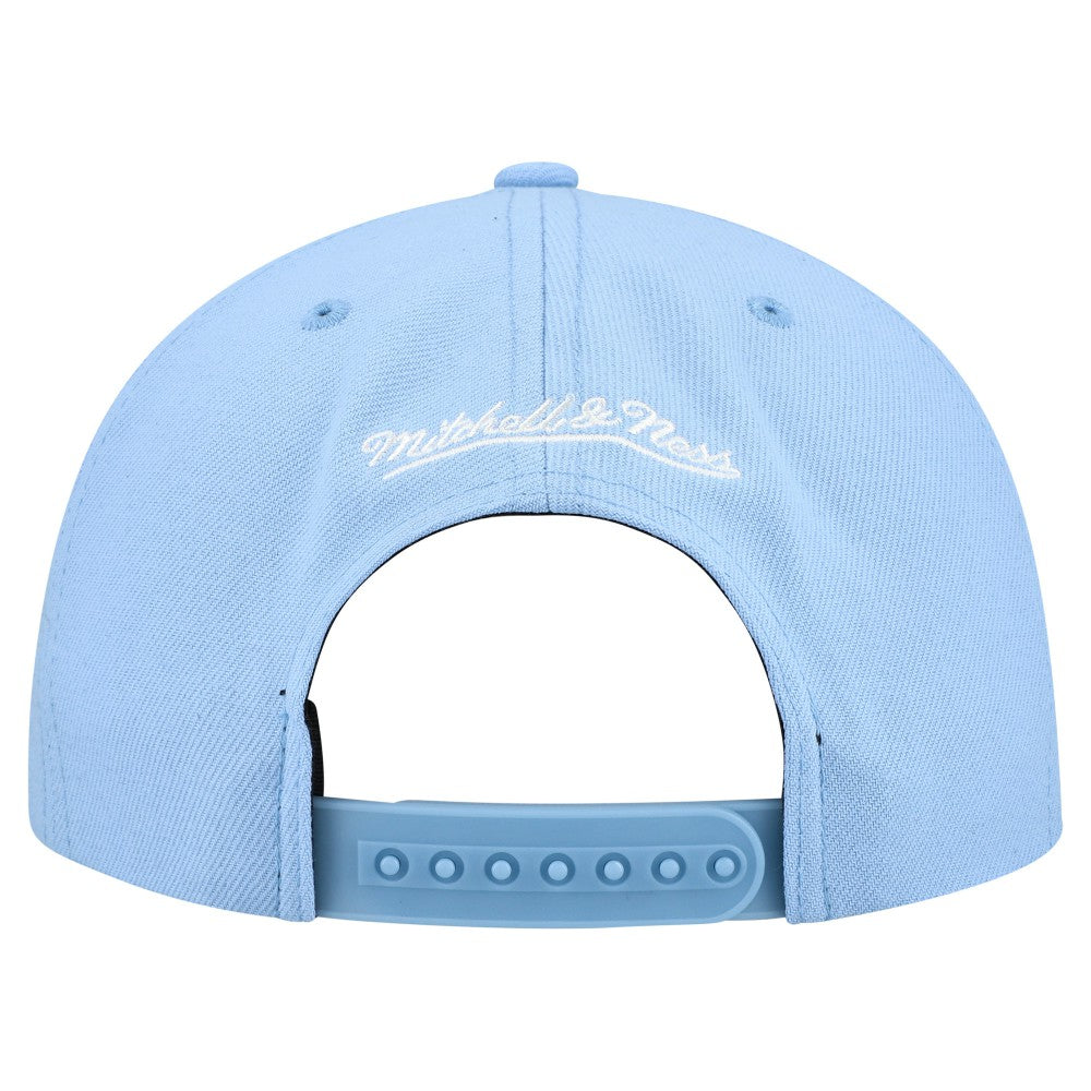 Milwaukee Brewers Cooperstown Collection Basic Flip Snapback Hat Powder Blue | Mitchell & Ness