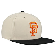 San Francisco Giants Cooperstown Collection Basic Flip Snapback Hat Cream | Mitchell & Ness