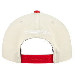 St. Louis Cardinals Cooperstown Collection Basic Flip Snapback Hat Cream | Mitchell & Ness