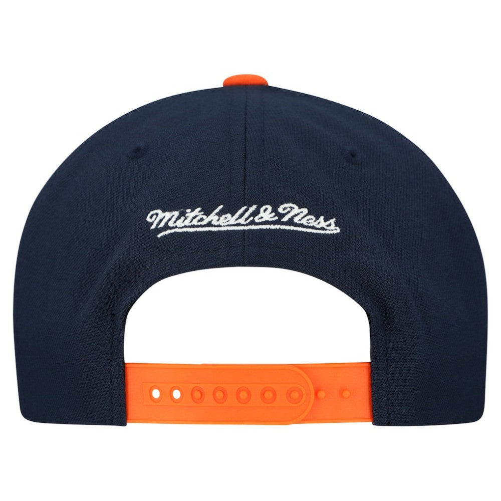 Houston Astros Cooperstown Collection Basic Flip Snapback Hat White | Mitchell & Ness