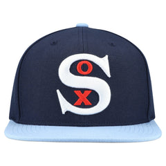Chicago White Sox Cooperstown Collection Basic Flip Snapback Hat Navy | Mitchell & Ness
