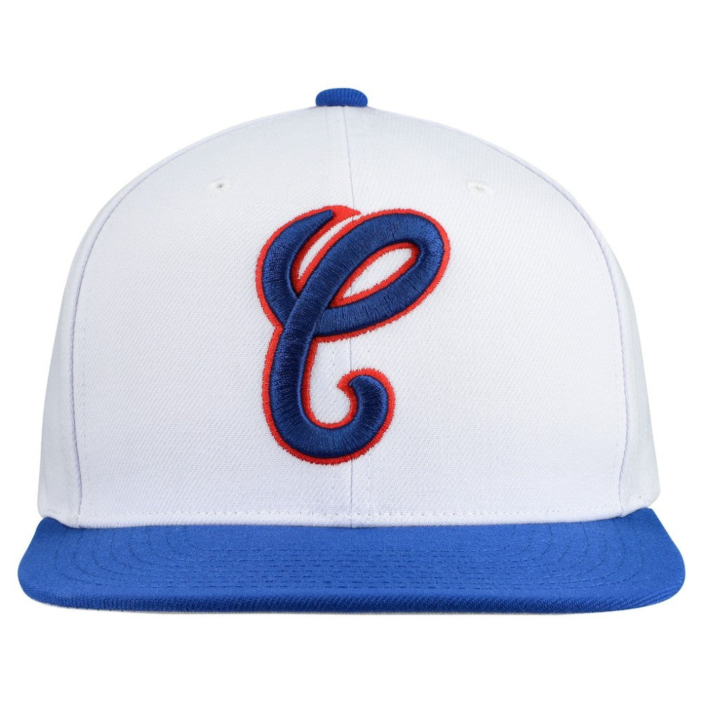 Chicago White Sox Cooperstown Collection Basic Flip Snapback Hat White | Mitchell & Ness