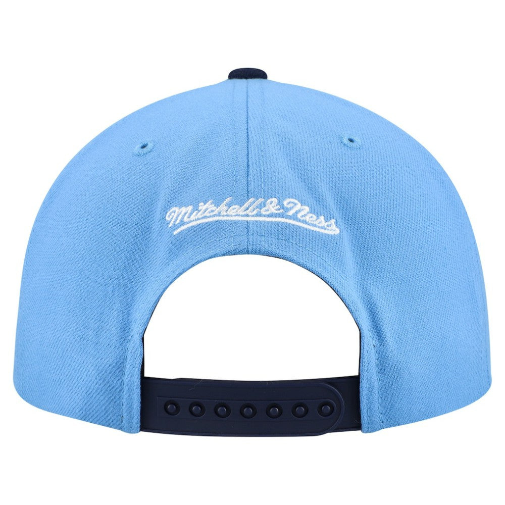 Chicago Cubs Cooperstown Collection Basic Flip Snapback Hat Light Blue | Mitchell & Ness
