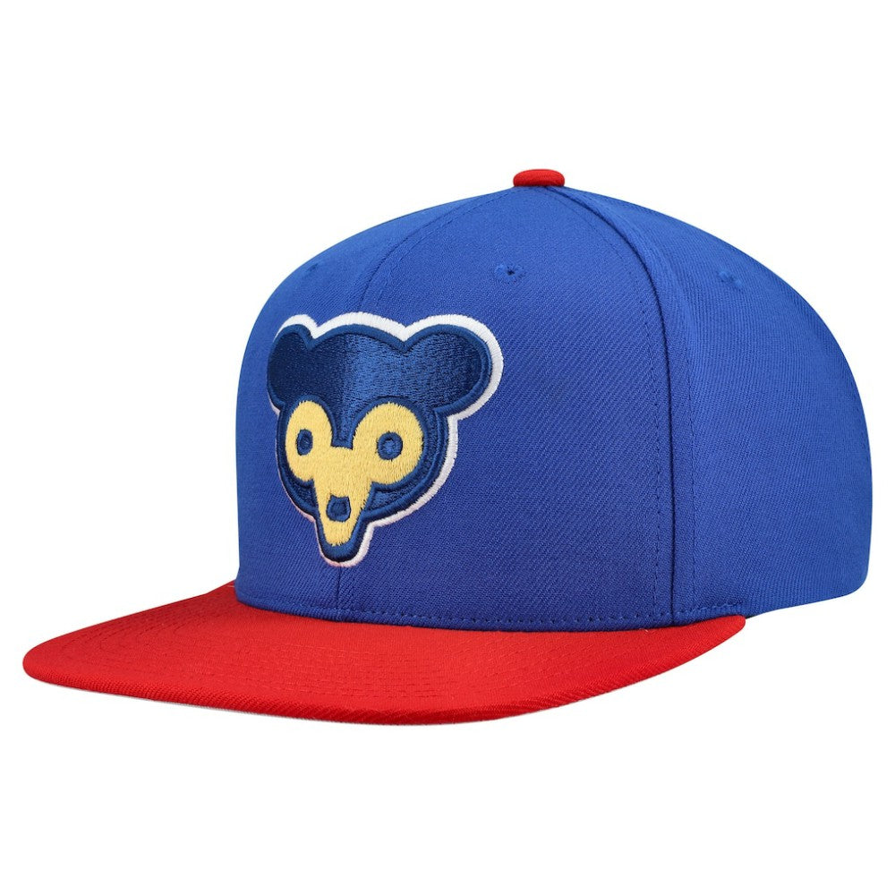 Chicago Cubs Cooperstown Collection Basic Flip Snapback Hat Royal | Mitchell & Ness
