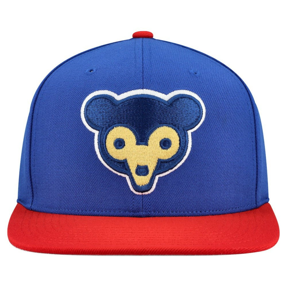 Chicago Cubs Cooperstown Collection Basic Flip Snapback Hat Royal | Mitchell & Ness