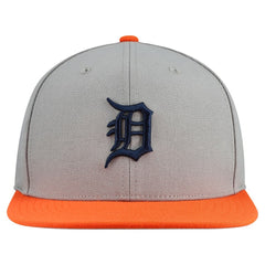 Detroit Tigers Basic Flip Snapback Hat Gray | Mitchell & Ness