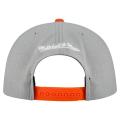 Detroit Tigers Basic Flip Snapback Hat Gray | Mitchell & Ness