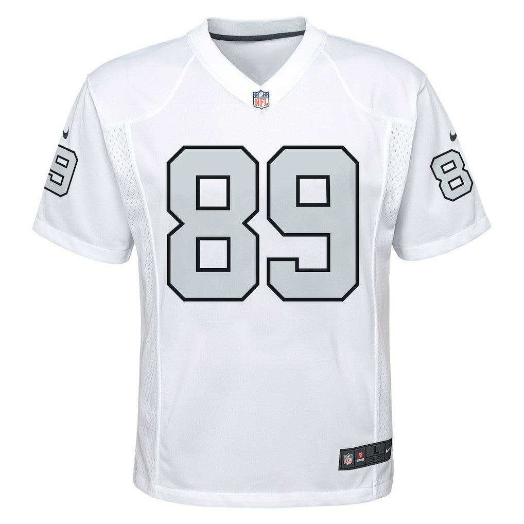 Brock Bowers Las Vegas Raiders Youth Alternate Game Jersey - White