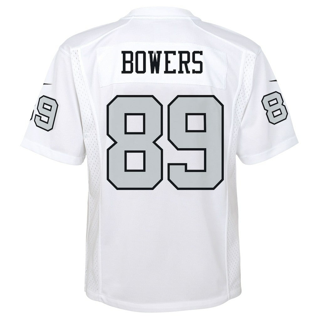 Brock Bowers Las Vegas Raiders Youth Alternate Game Jersey - White