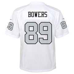 Brock Bowers Las Vegas Raiders Youth Alternate Game Jersey - White