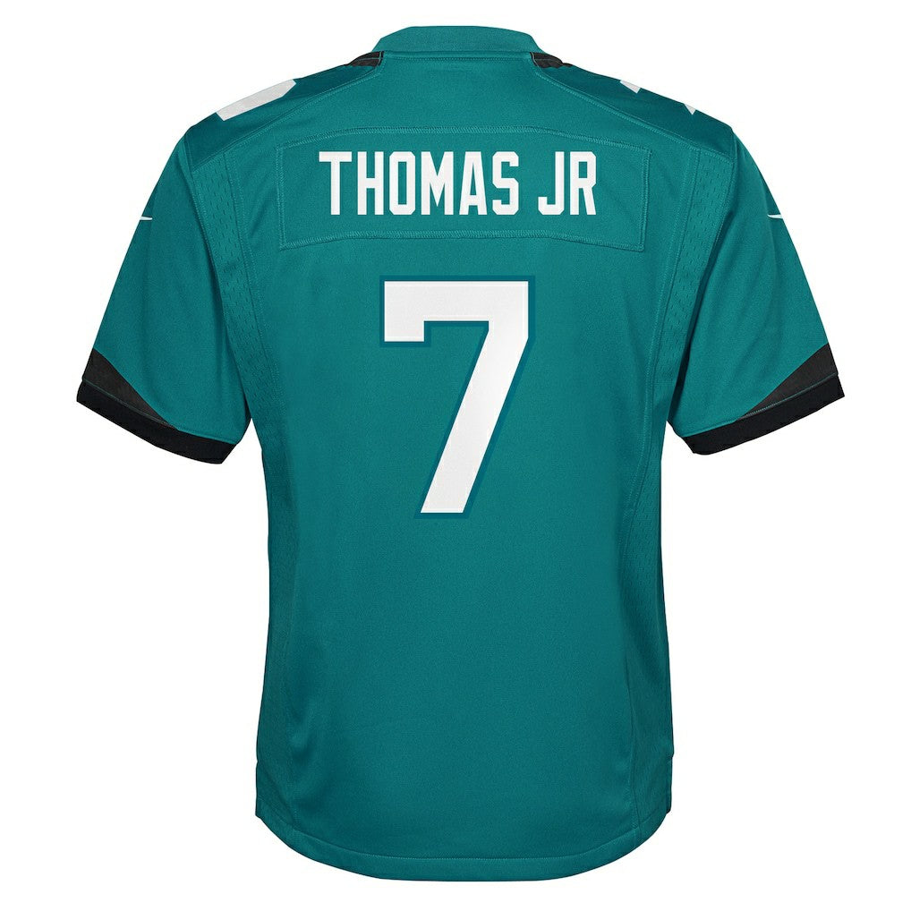 Brian Thomas Jr. Jacksonville Jaguars Youth Team Game Jersey - Teal