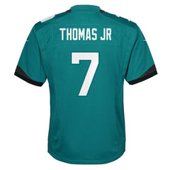Brian Thomas Jr. Jacksonville Jaguars Youth Team Game Jersey - Teal