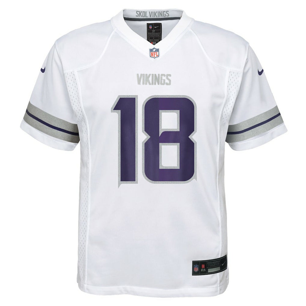 Justin Jefferson Minnesota Vikings Preschool Alternate Player Game Jersey - White