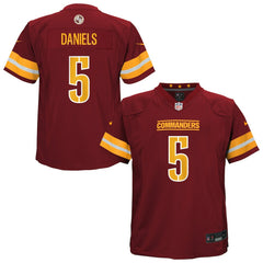 Jayden Daniels Washington Commanders Preschool Team Player Game Jersey - Burgundy