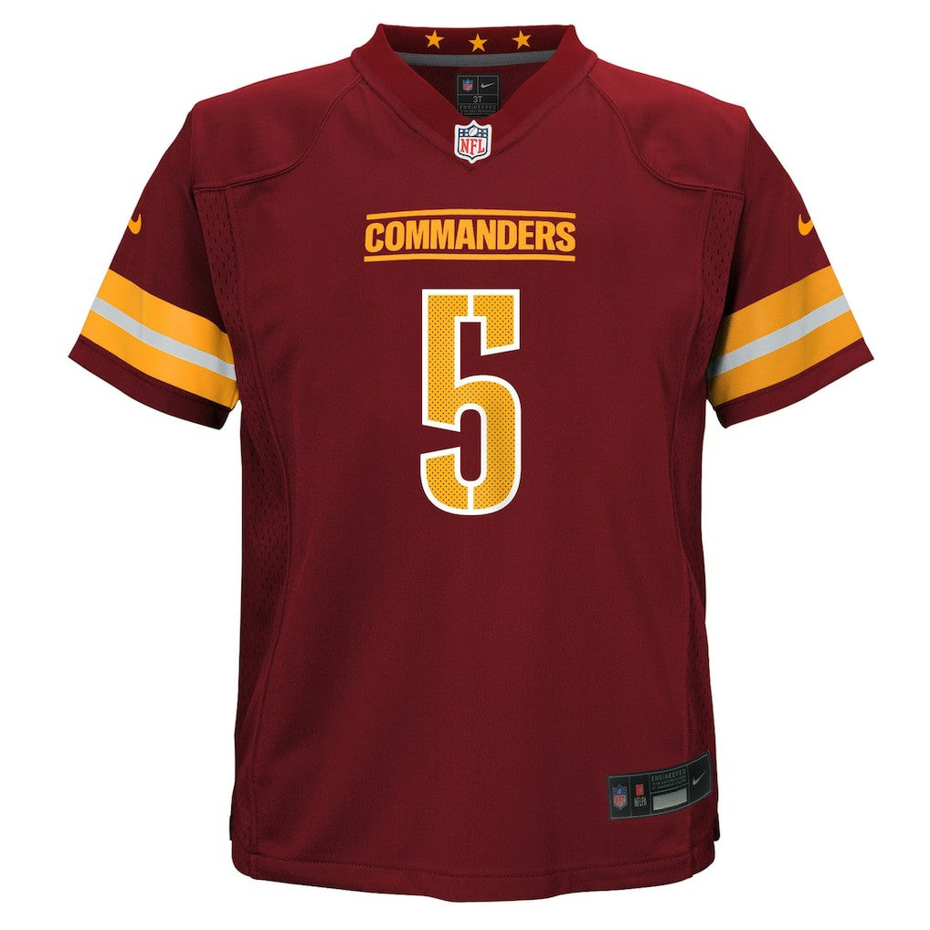 Jayden Daniels Washington Commanders Preschool Team Player Game Jersey - Burgundy