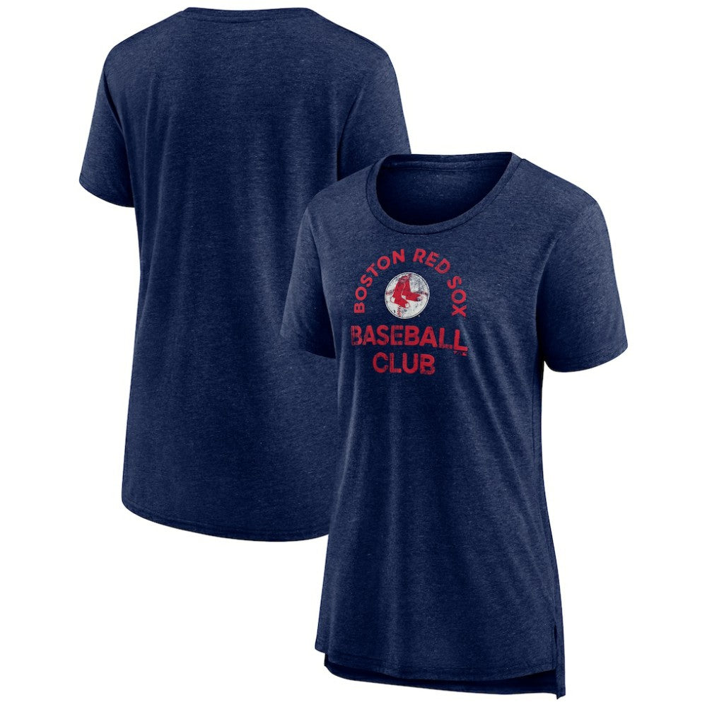 Boston Red Sox Women's Selected First Tri-Blend T-Shirt Navy