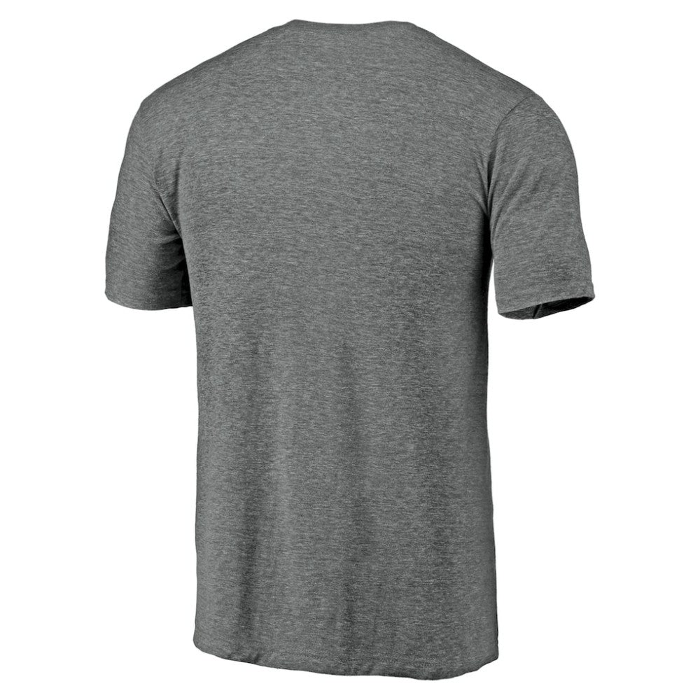 Chicago Cubs Line Corps Tri-Blend T-Shirt Heather Gray