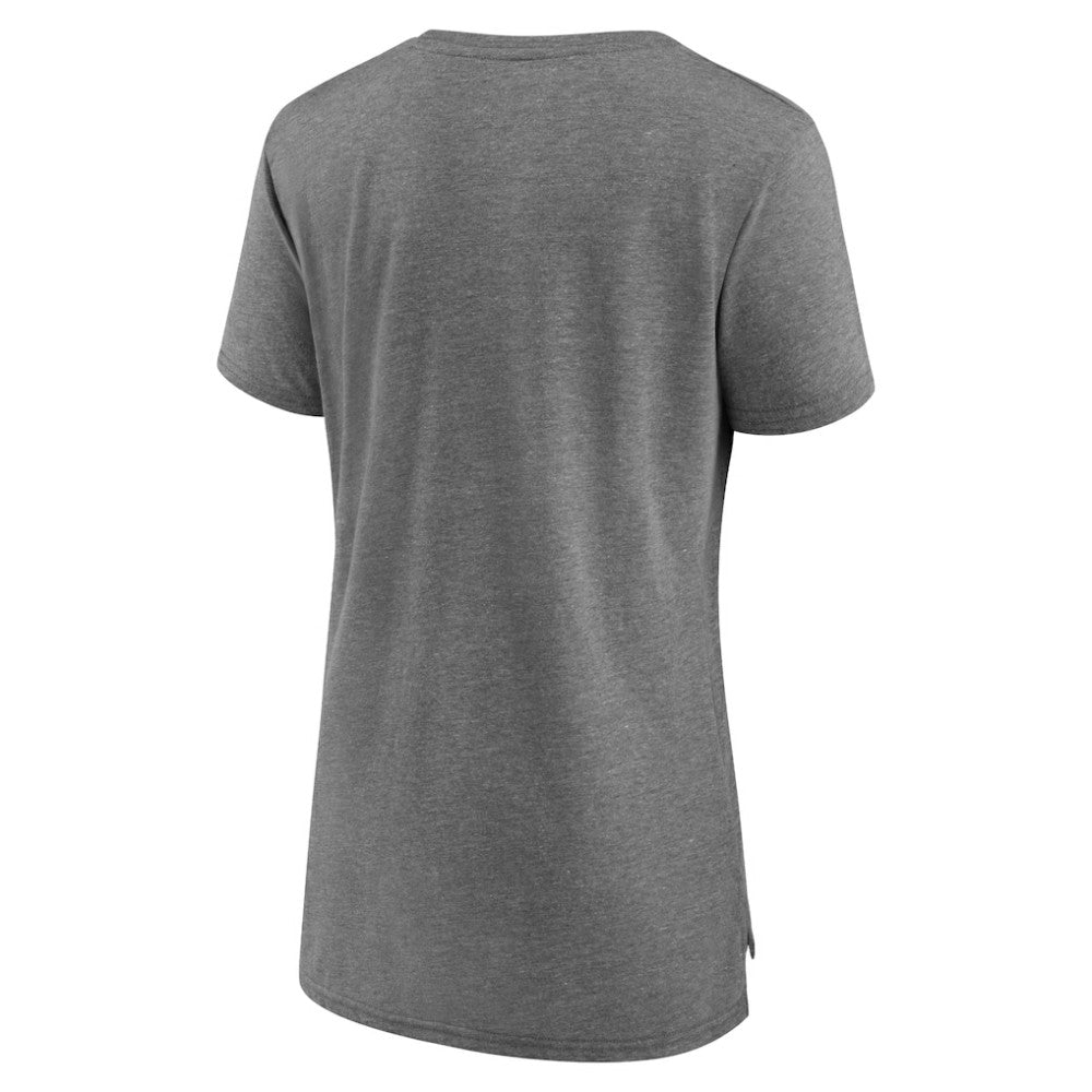 Chicago White Sox Women's Weathered Official Logo Tri-Blend T-Shirt Gray