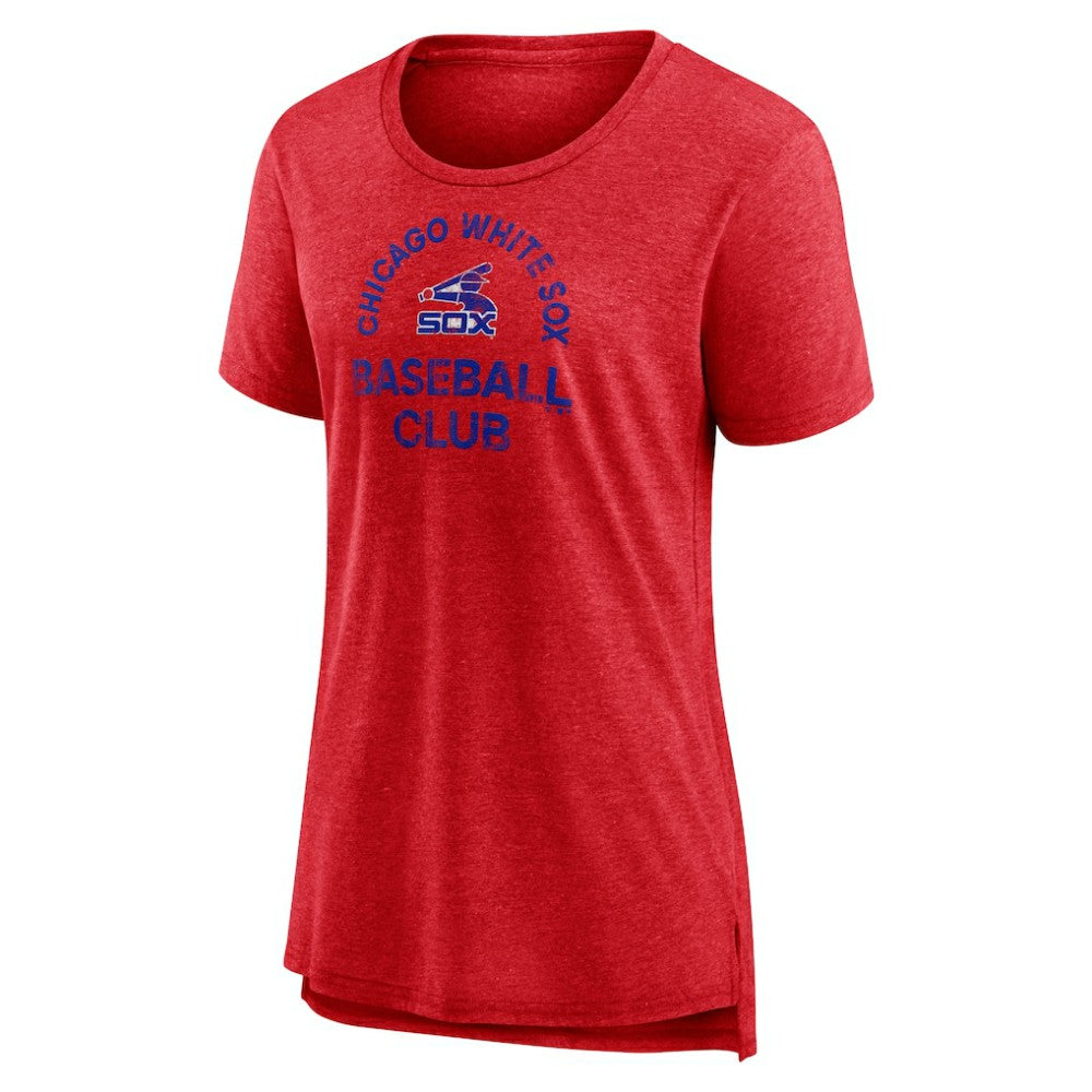 Chicago White Sox Women's Selected First Tri-Blend T-Shirt Red