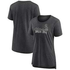Chicago White Sox Women's Practice Time Tri-Blend T-Shirt Gray